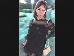 Asian Ladyboy Is Very Horny Pissing And Exhibiting Her Cock On The Street While Masturbate